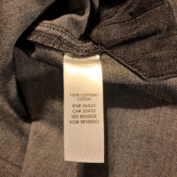 Calvin Klein Dark Gray Sleeveless Shift Dress - Picture 9 of 9